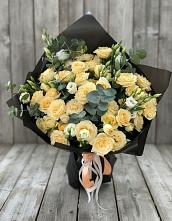 Букет цветов из:  Розы и Лизиантусы #REPLACE_PRED# Савельево