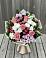 Букет цветов из: Альстромерии, Гвоздики, Розы и Хризантемы в Савельево