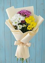 Букет цветов из:  Хризантемы в Савельево