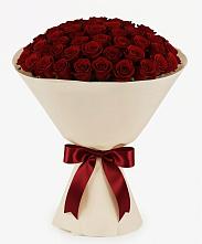 Букет 101 Бордовая роза Блэк Бакарра в Савельево