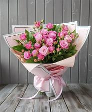 Букет Розовый кустик в Савельево
