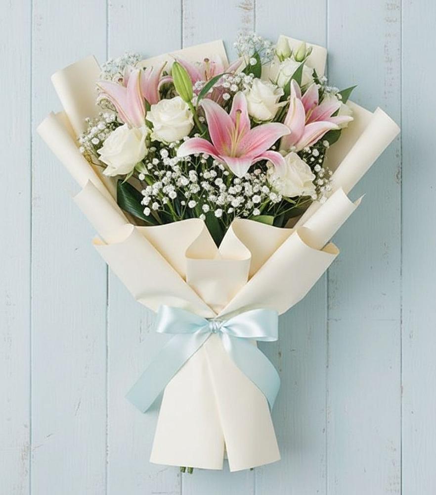 Букет цветов из: Лилии в Савельево