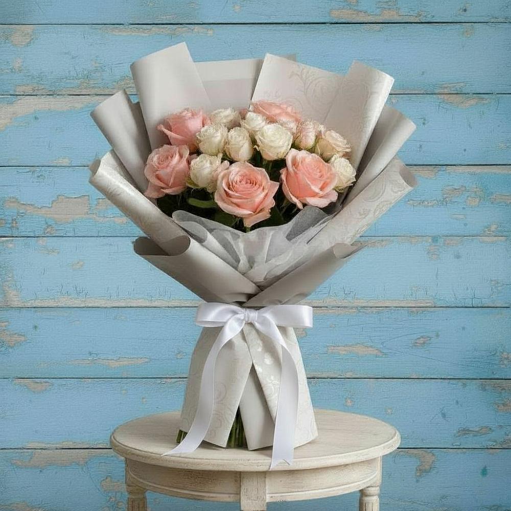 Букет цветов из: Розы в Савельево