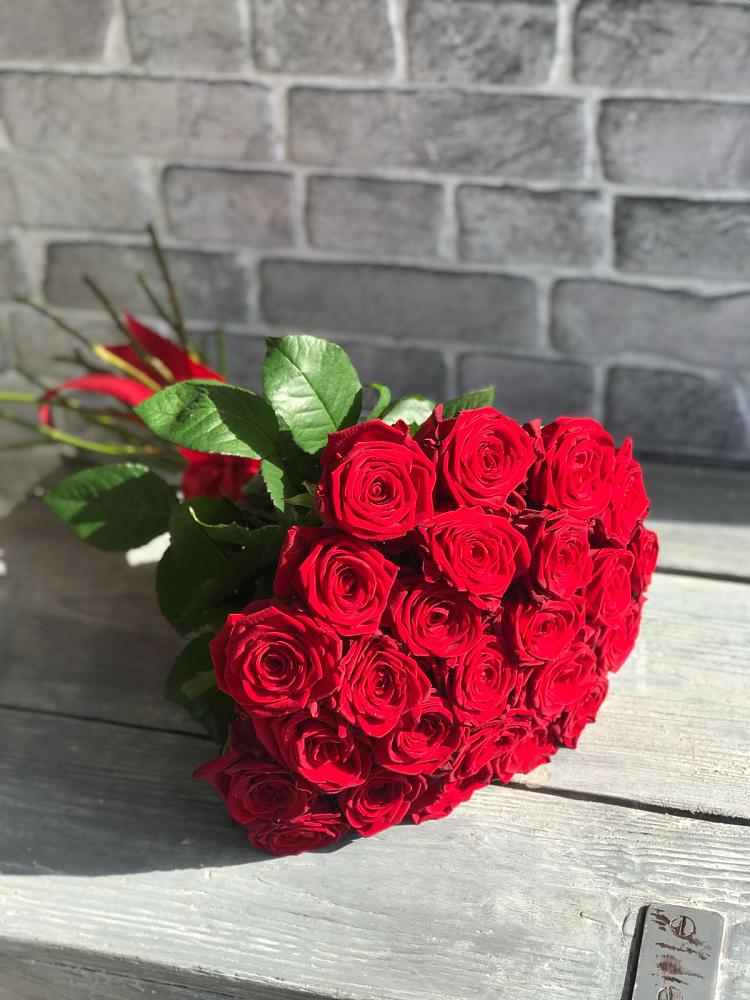 Букет Красные розы Фридом в Савельево