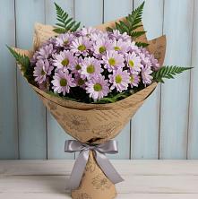 Букет цветов из:  Хризантемы в Савельево