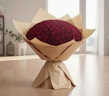 Букет 101 Красная роза в Савельево