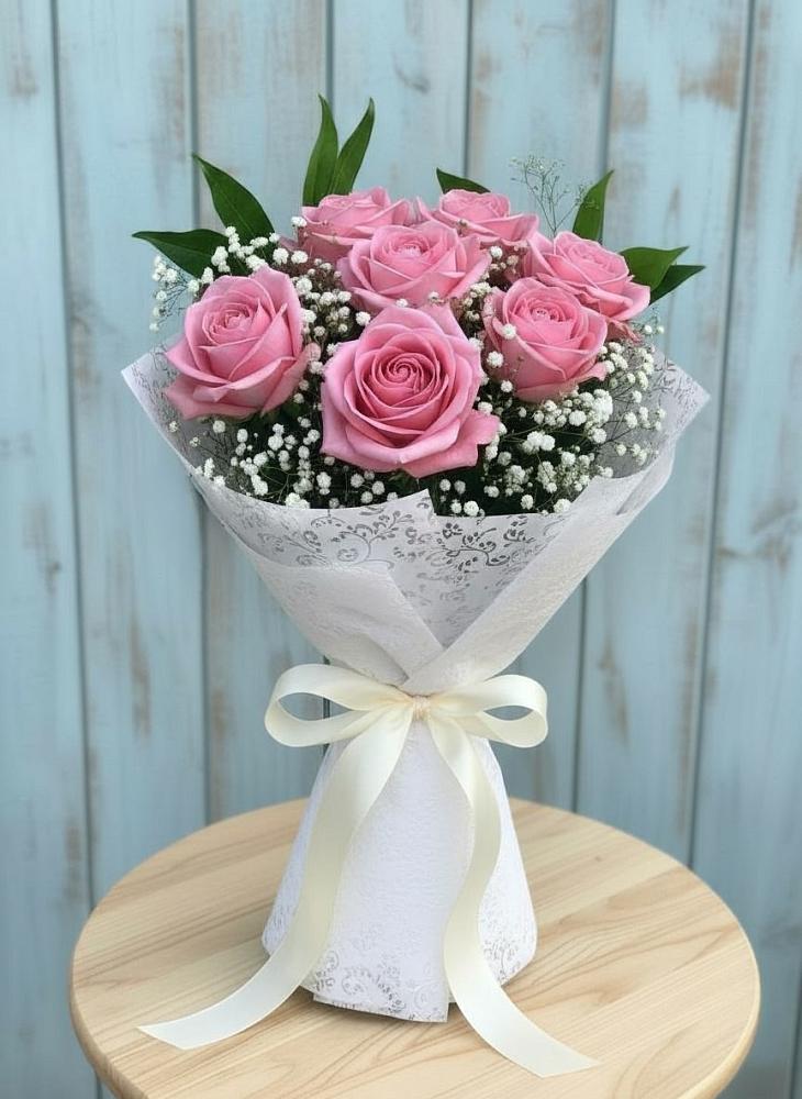 Букет цветов из: Розы в Савельево