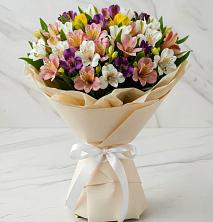 Букет цветов из:  Альстромерии в Савельево