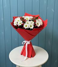 Букет цветов из:  Хризантемы в Савельево