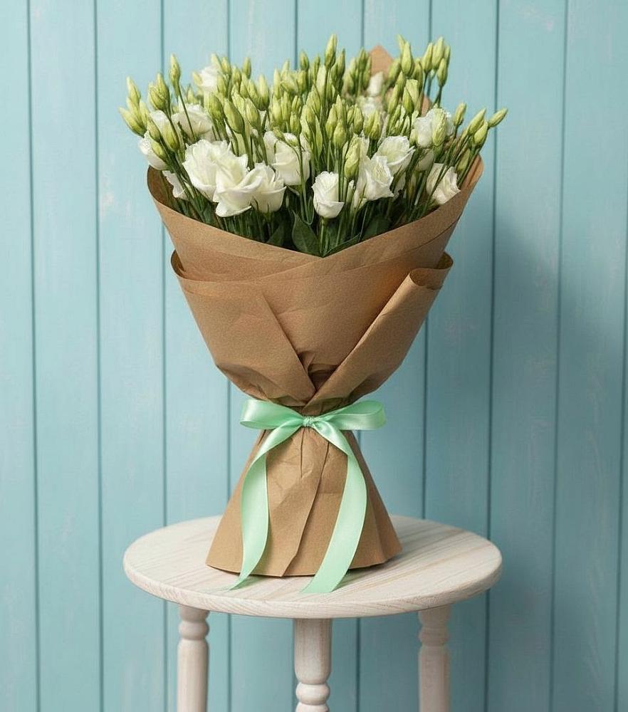 Букет цветов из: Лизиантусы в Савельево