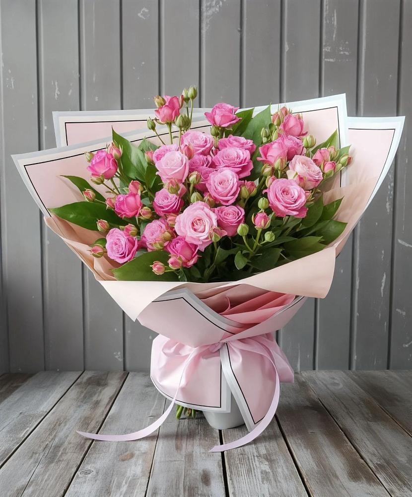 Букет Розовый кустик в Савельево