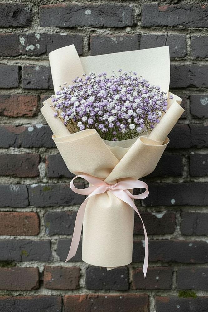 Букет цветов из: Гипсофила в Савельево