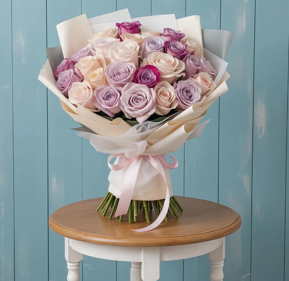 Букет цветов из: Розы в Савельево