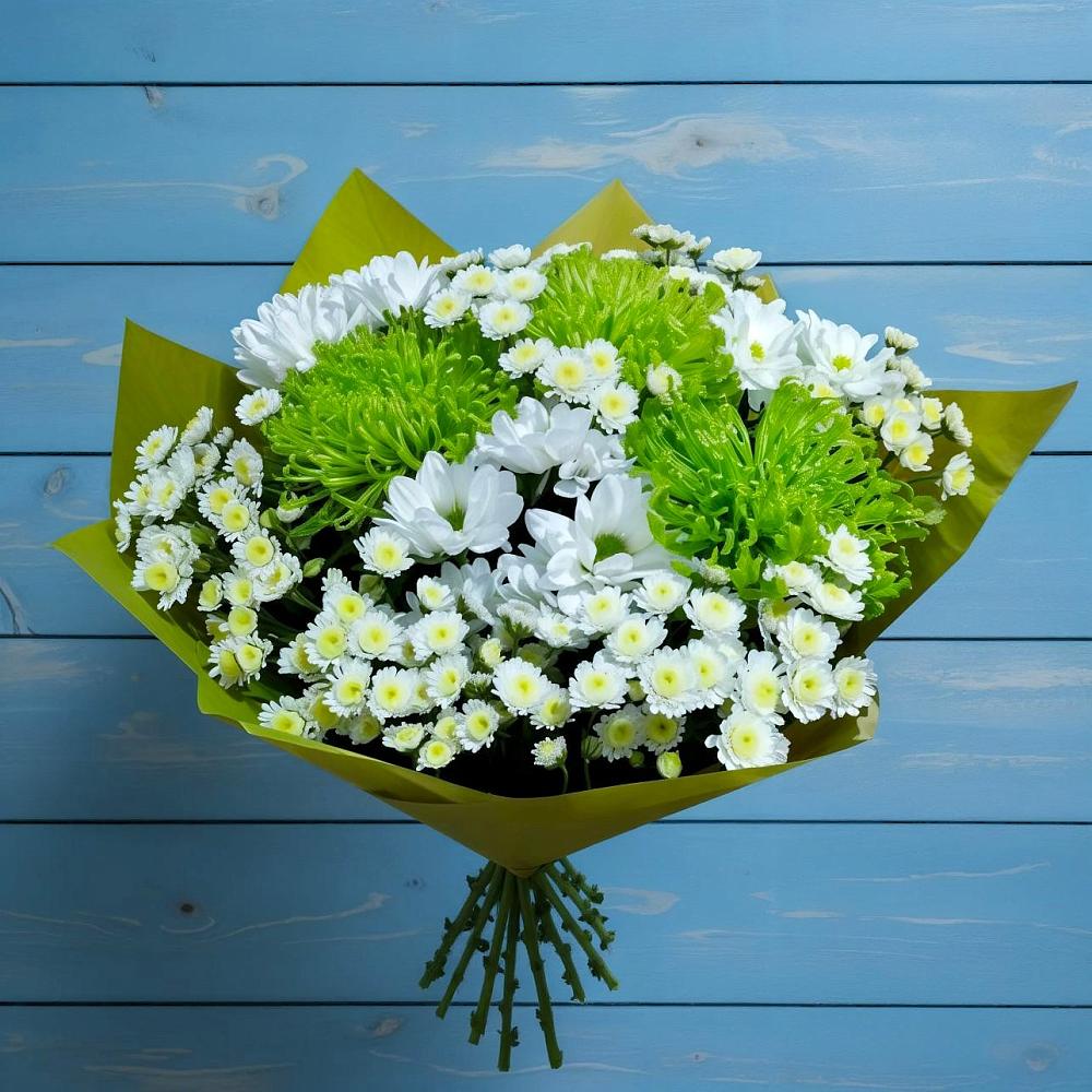 Букет цветов из: Хризантемы в Савельево