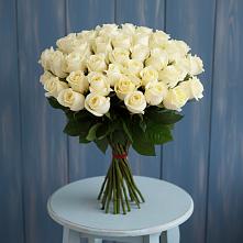 Букет 51 Белая роза Эдлесс Лав #REPLACE_PRED# Савельево