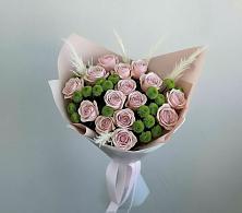 Букет цветов из:  Розы и Хризантемы #REPLACE_PRED# Савельево