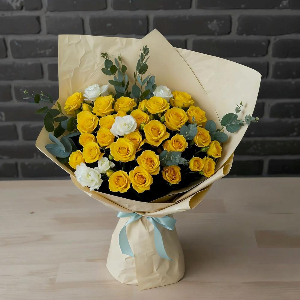 Букет цветов из: Розы в Савельево