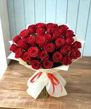 Букет 29 Красных роз в Савельево