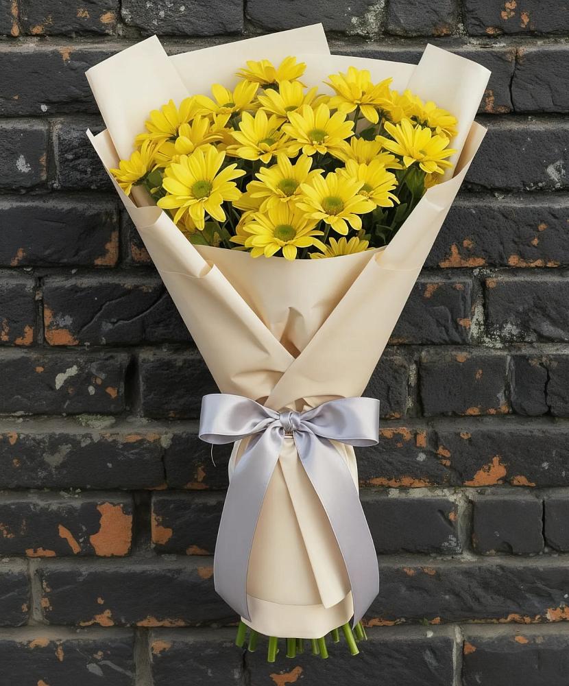 Букет цветов из: Хризантемы в Савельево