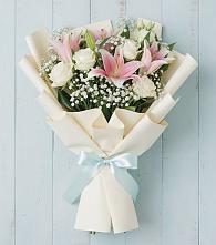 Букет цветов из:  Лилии в Савельево