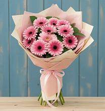 Букет цветов из:  Герберы в Савельево