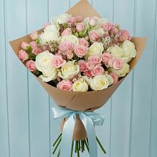 Букет цветов из:  Розы в Савельево