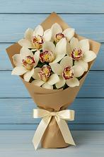 Букет цветов из:  Орхидеи и Розы в Савельево